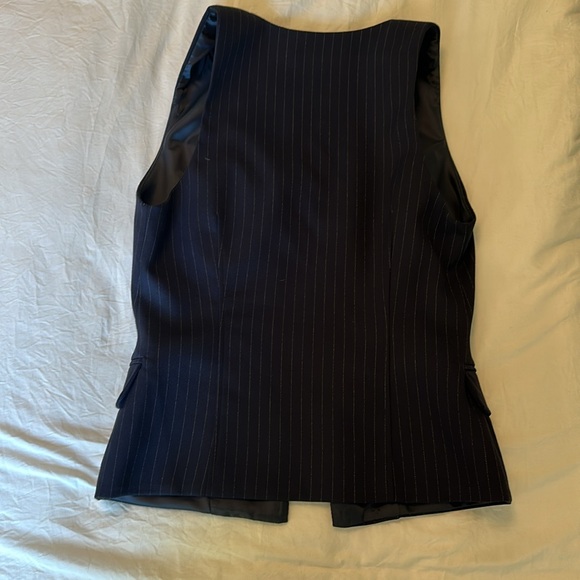 Blue with white pinstriped vest - Picture 3 of 3